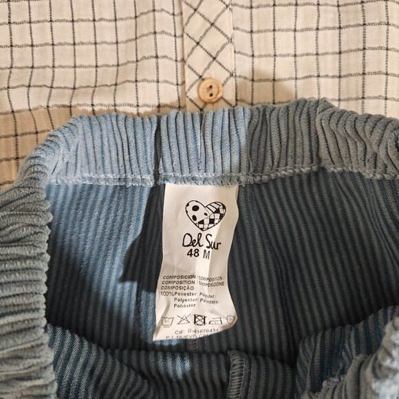 Del Sur Boys Window Pane Shirt and Shorts 4T - Picture 3 of 4